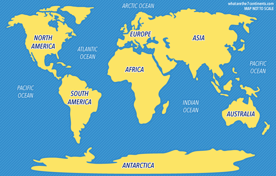 7 Continents of the World | Interesting Facts, Maps, Resources